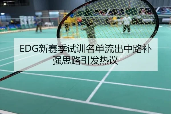 EDG新赛季试训名单流出中路补强思路引发热议